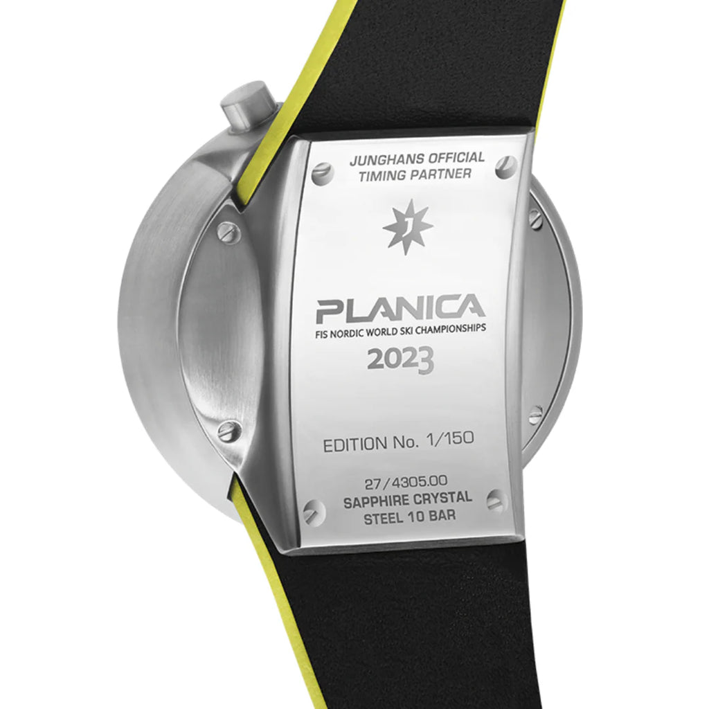 Junghans 1972 Competition limitierte FIS Edition Lemon