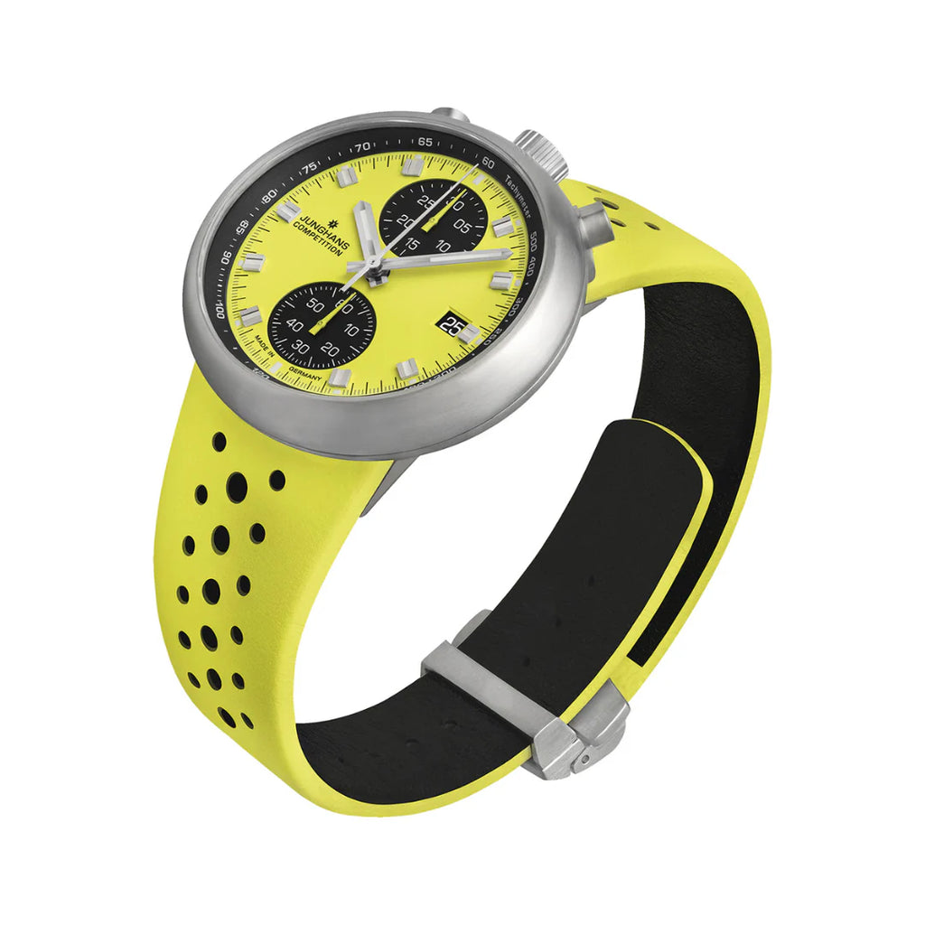 Junghans 1972 Competition limitierte FIS Edition Lemon