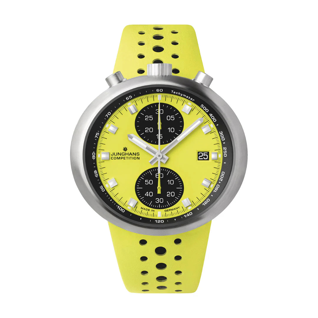 Junghans 1972 Competition limitierte FIS Edition Lemon