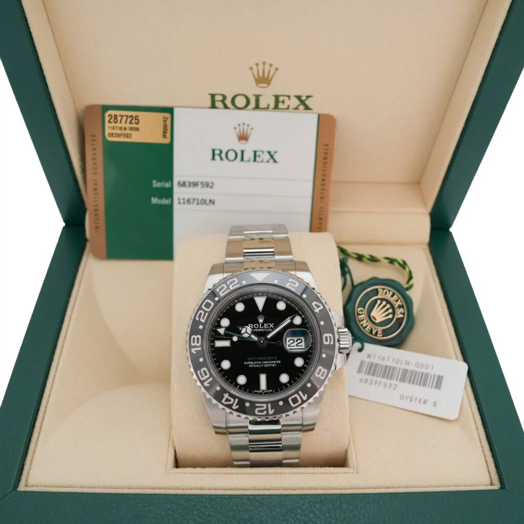 Rolex Rolex GMT Master 2 Referenznr. 116710LN Fullset