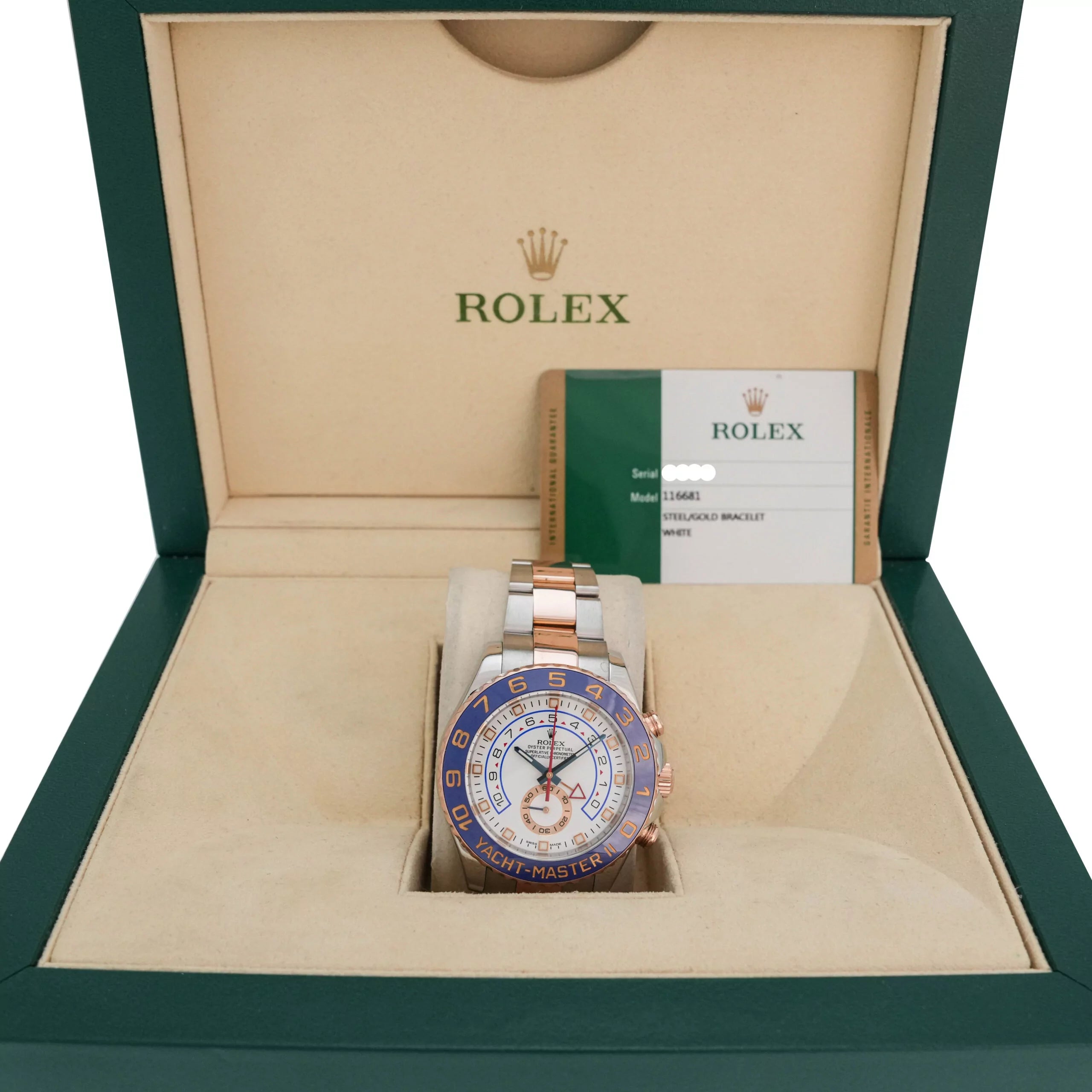 Rolex Rolex Yachtmaster 2017 Referenznr. 116681 Fullset