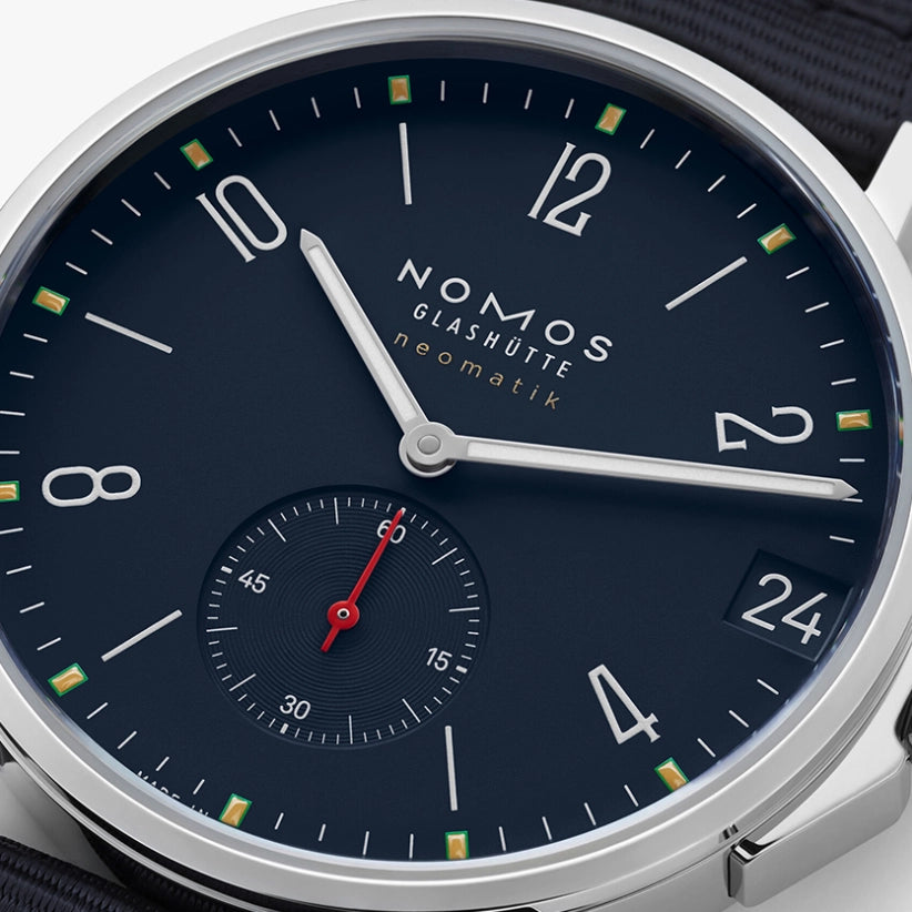 NOMOS Glashütte Ahoi neomatik 38 Datum Atlantik Automatik | 38,5 mm
