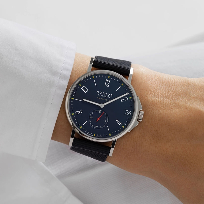 NOMOS Glashütte Ahoi neomatik 38 Datum Atlantik Automatik | 38,5 mm