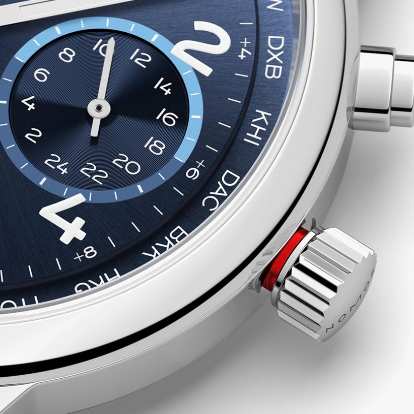 NOMOS Glashütte Club Sport neomatik Weltzeit blau Automatik | 40 mm |