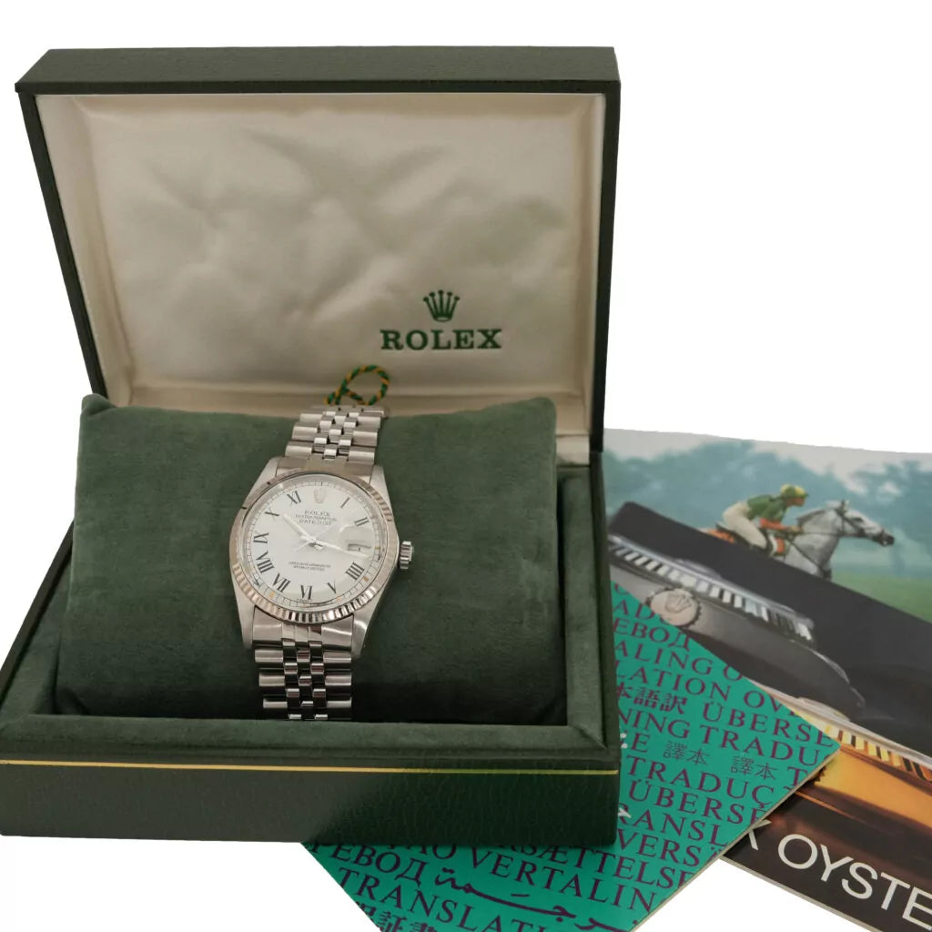 Rolex Datejust Ref.16014 Buckley Dial mit original Box